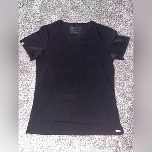 Figs black scrub top